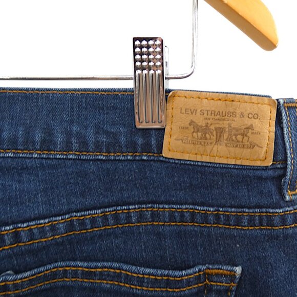 Levi’s 515 Bootcut Jeans Women’s 14M Dark Wash Stretch Y2K Mid Rise Denim - Picture 6 of 9